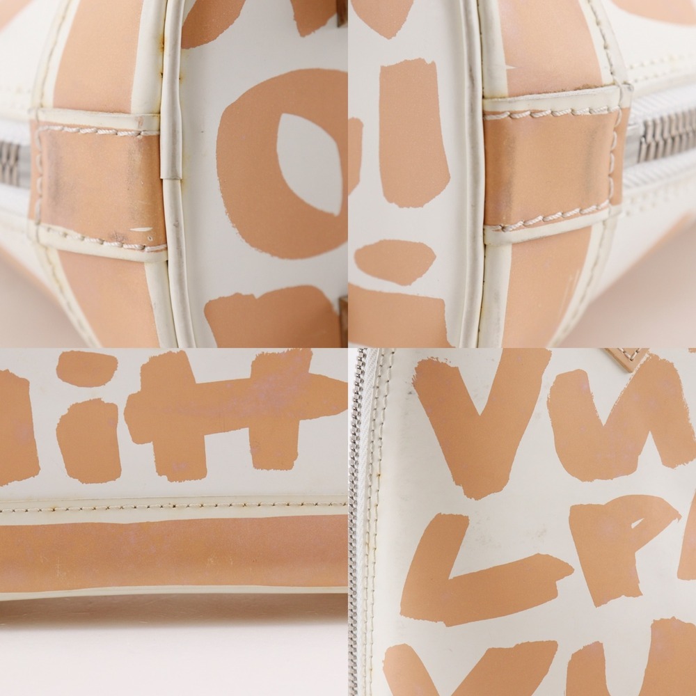 Louis Vuitton Alma PM handbag, Graffiti design, M92180, calfskin, 2001 model,... - Picture 15 of 16